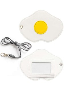 Poached Egg Shaped Card Cover