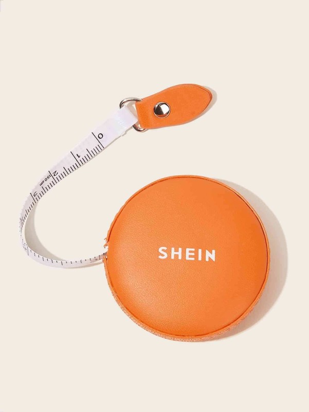 SHEIN Logo PU Tape Measure 1pc