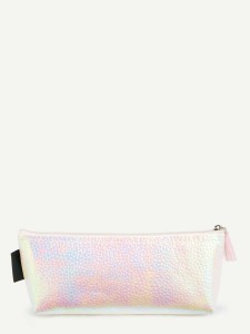 Tassel Zip Iridescent Pencil Case