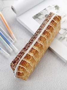 Crocodile Print Pencil Case