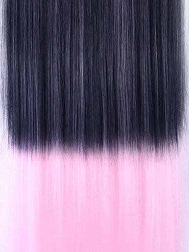 Two Tone Straight Hair Extension 1pcs