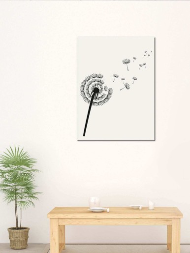 Dandelion Pattern Cloth Wall Art 3pcs