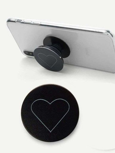 Heart Pattern Gasbag Phone Holder