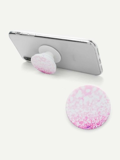 Blush Glitter Gasbag Phone Holder