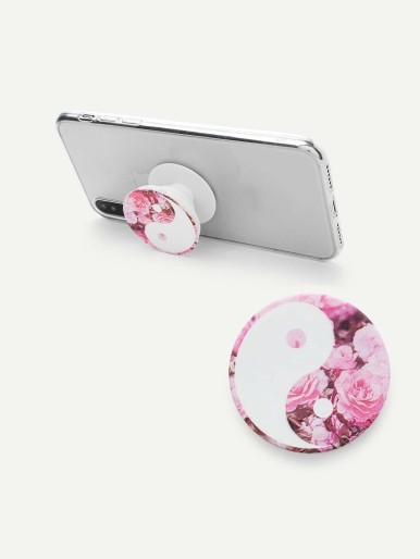Floral Taichi Gossip Gasbag Phone Holder