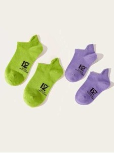SHEIN Parent-Child Ankle Socks Set