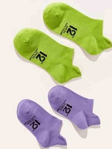 SHEIN Parent-Child Ankle Socks Set