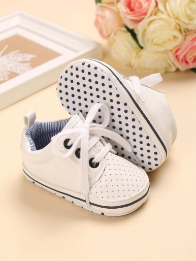 Baby Boy Lace-up Front Sneakers