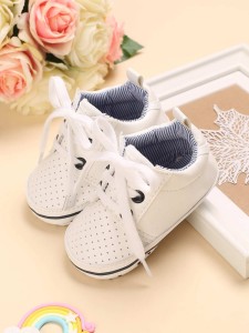 Baby Boy Lace-up Front Sneakers