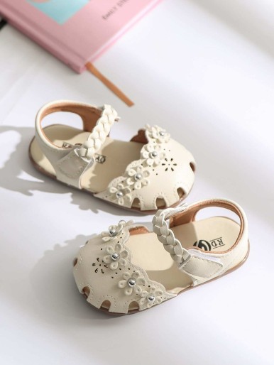 Toddler Girls Flower Decor Sandals