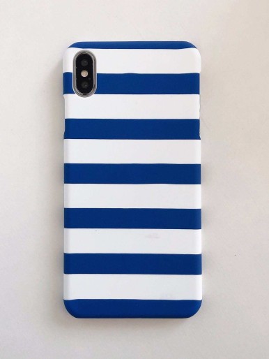 1pc Striped Pattern iPhone Case