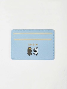 SHEIN Panda Print Card Case