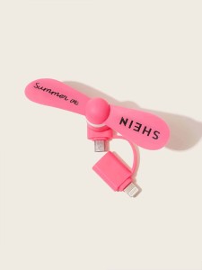 SHEIN Letter Graphic Portable USB Fan