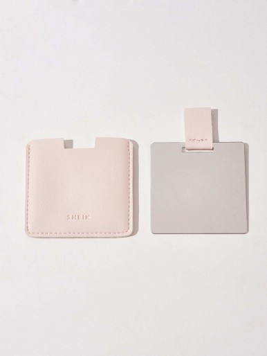 SHEIN Letter Pattern Pull-out Card Holder