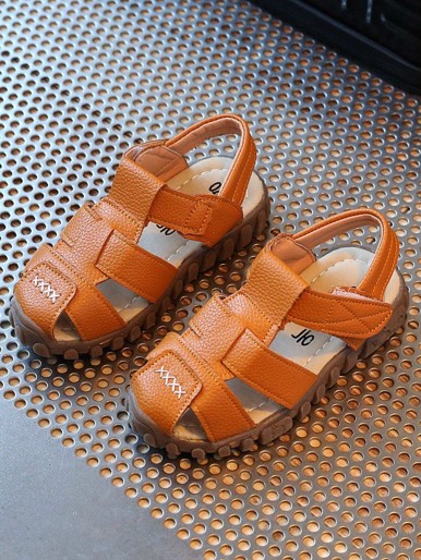 Toddler Boys Minimalist Velcro Strap Sandals