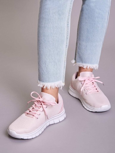 Lace-up Front Wide Fit Sneakers