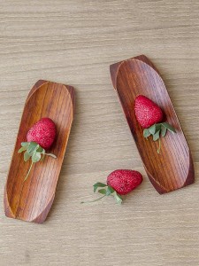 1pc Wooden Sushi Plate