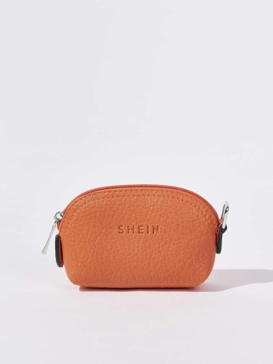SHEIN Letter Pattern Mini PU Bag