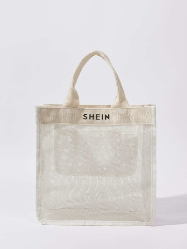 SHEIN Mesh Tote Bag
