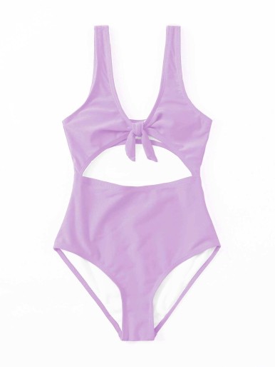 Girls Cut Out One Piece Swimsuit