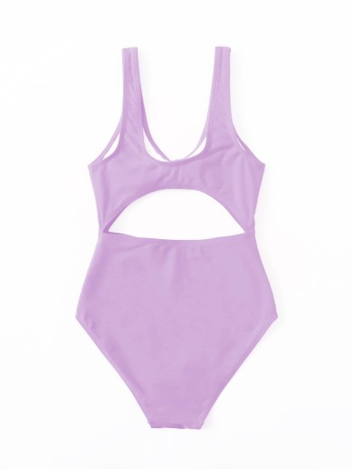 Girls Cut Out One Piece Swimsuit