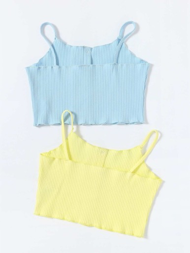 Girls 2pack Button Front Cami Top