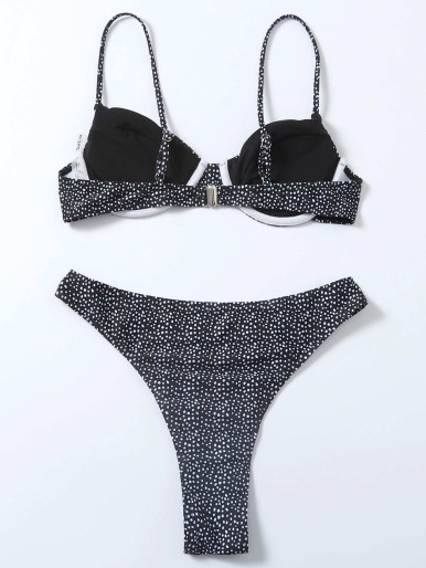 Dalmatian Underwire Bikini Swimsuit