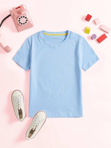 Toddler Girls 1pc Solid Tee