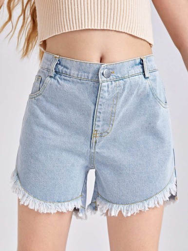 Girls Denim Shorts