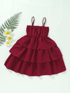 Toddler Girls Tiered Layer Slip Dress