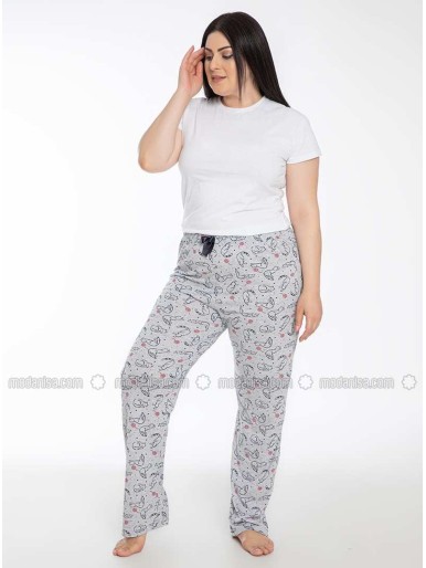 Gray Multi Pyjama(pants only)