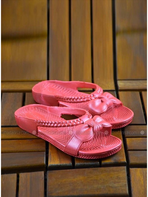 Red Sandal Slippers