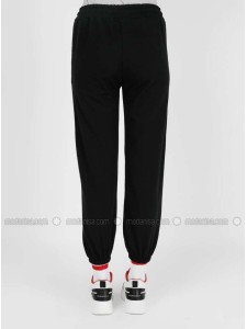 Black Acrylic Pants