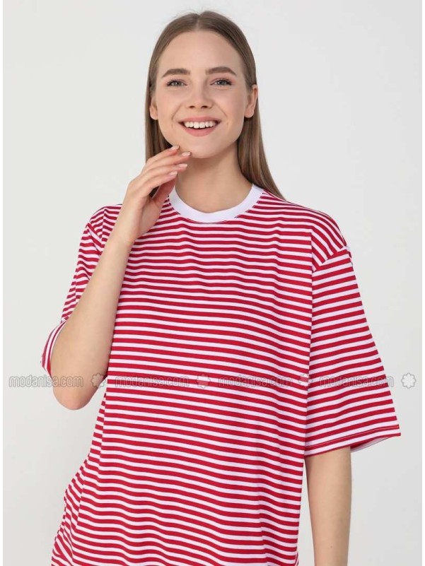 Stripe Red T-Shirt