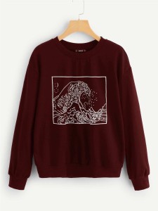 Graphic Print Sweatshirt