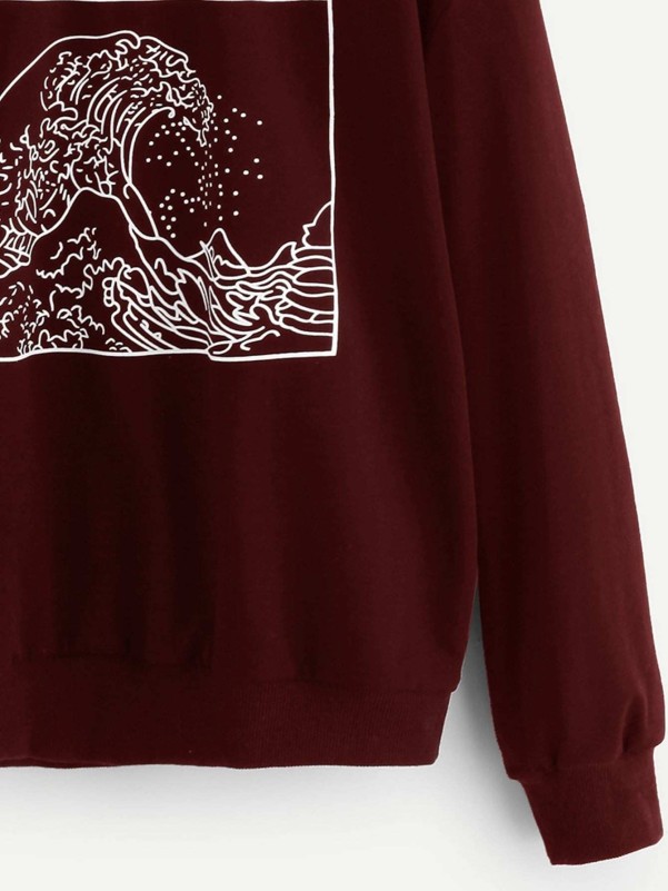 Graphic Print Sweatshirt