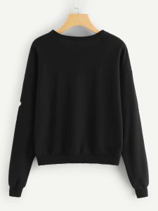 Letter Print Sweatshirt