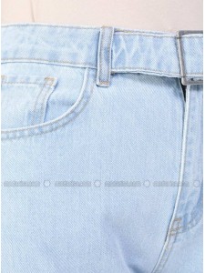 Natural Fabric Pocket Detailed Denim Jacket