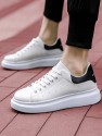 Minimalist Lace-up Front Low Top Skate Shoes