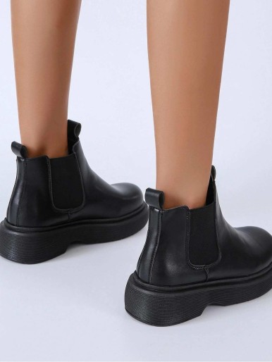Minimalist Slip On Chelsea Boots