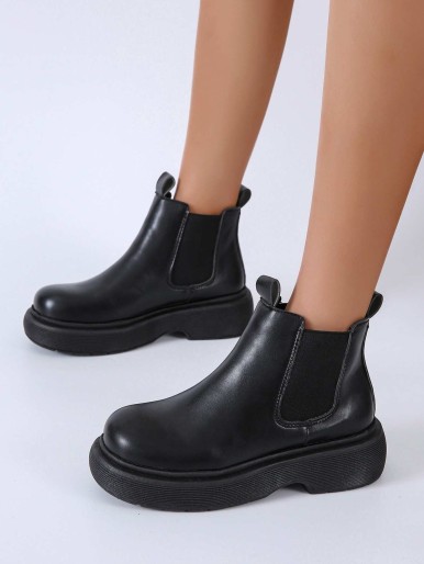 Minimalist Slip On Chelsea Boots