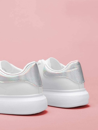 Glitter Detail Skate Shoes
