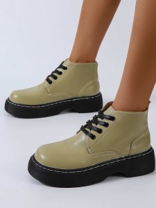 Women's green boot