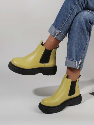 Minimalist Slip On Chelsea Boots
