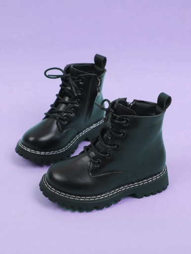 Minimalist Combat Boots for Girls