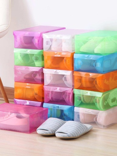 1pc Clear Shoes Storage Box