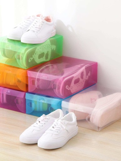 1pc Clear Shoes Storage Box