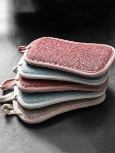 1pc Double-side Random Dishwashing Sponge