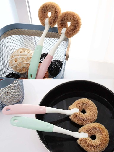 1pc Long Handle Cleaning Brush