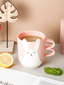 1pc Rabbit Pattern Mug